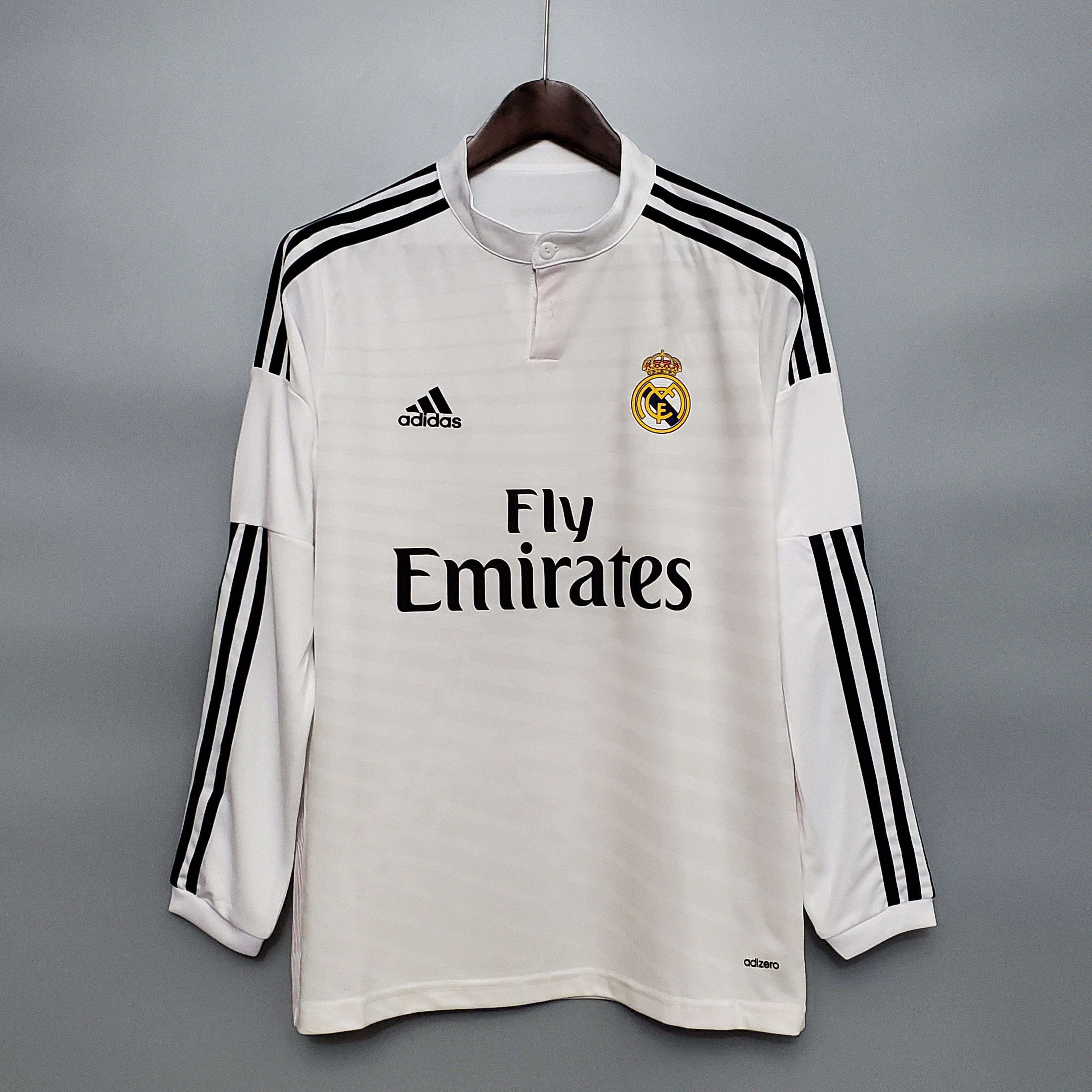 Camisa Real Madrid Titular 14/15 - Versão Retro Manga Comprida