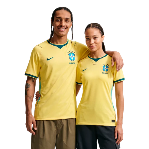 Kit Casal 2 Camisas Brasil Home 26/27 - Torcedor